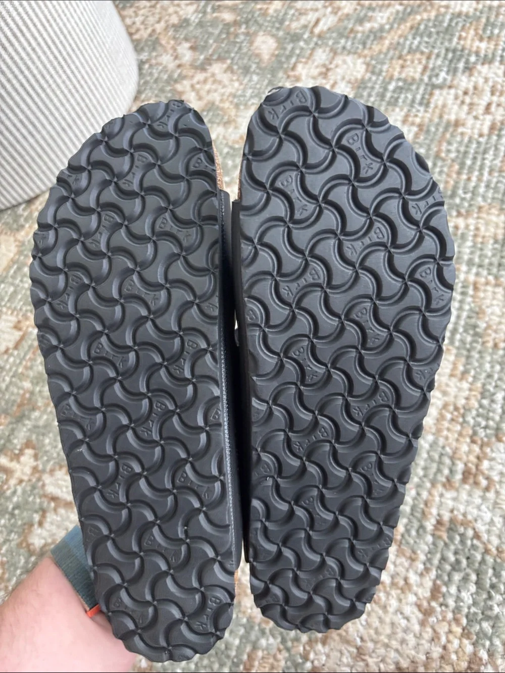 Birkenstock Black Double-Strap Slide Sandals